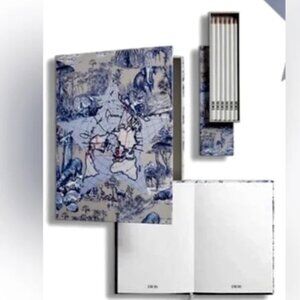 DIOR Gift Set Notebook Pencils Edition Around The World Stationary Set NIB